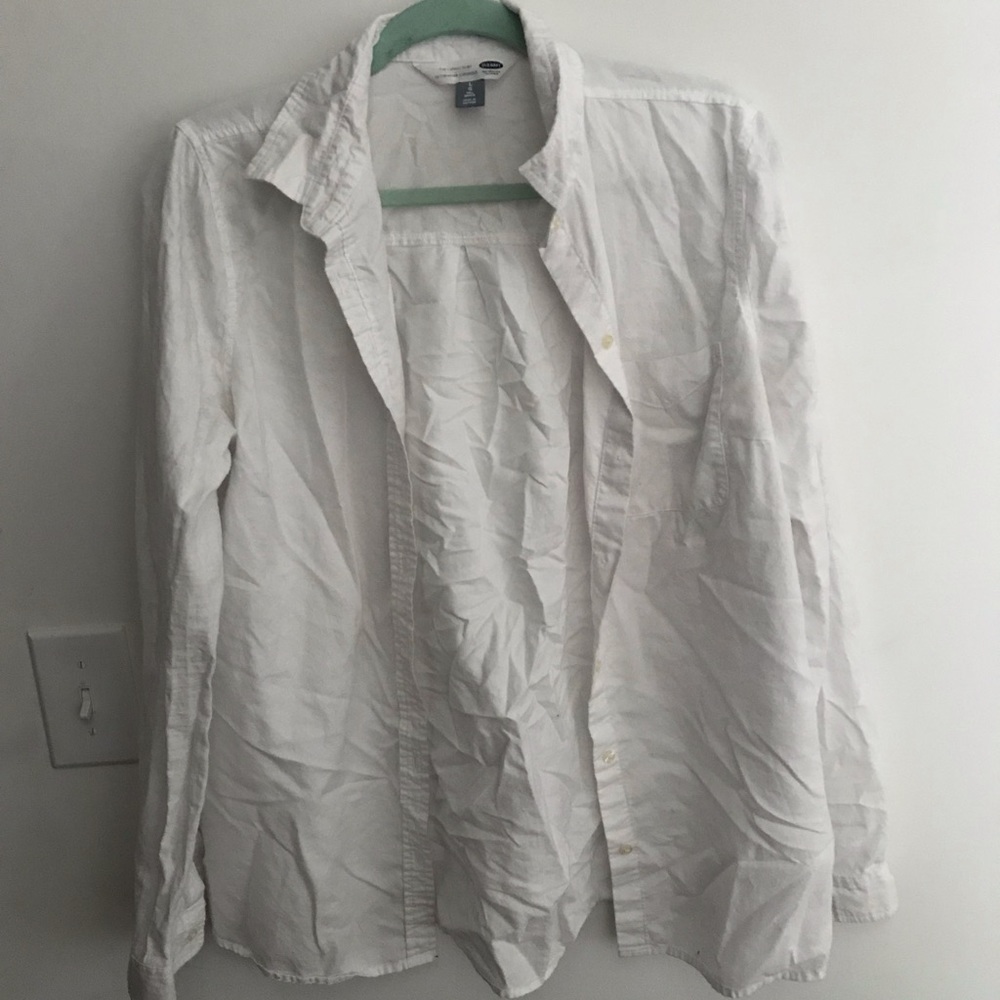 Button down long sleeve top